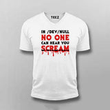 No One Scream Horror T-shirt For Men