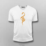 Lord Shiva Om Trishul Sanskrit T-Shirt for Men