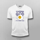 Thank God It’s Fried Egg Funny T-shirt For Men