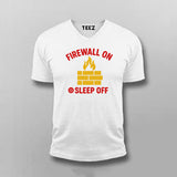 Firewall On Sleep Off T-Shirt for Men – Sysadmin Life Humor