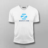 Zorin OS Linux Logo T-shirt For Men Open Source Wear