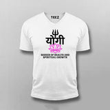 Yogi Spiritual Lotus Trishul T-shirt For Men