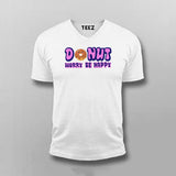 Donut Worry Be Happy T-Shirt for Men