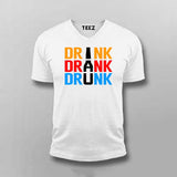 Drink Drank Drunk T-Shirt for Men – Online India Party Tee