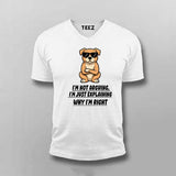 Cool Attitude Dog T-shirt For Men