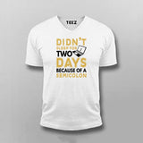 Didn’t Sleep For Days Semicolon T-shirt For Men