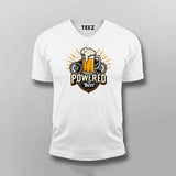 Powered by Beer T-Shirt for Men – Funny Tee Online India