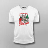 The Cat Who Stole Christmas T-shirt For Men