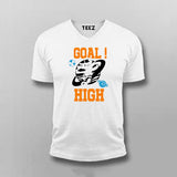 Astronaut Playing Football T-Shirt for Men - Unique Space Style
