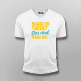 Baaki Sab Theek Funny Hindi T-shirt For Men
