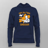 Operation Sindoor T-Shirt For Women – India’s Tactical Precision