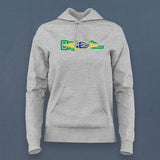 Fan-Made Brazil Hoodie for Women | Seleção Fan Gear