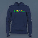 Fan-Made Brazil Hoodie for Women | Seleção Fan Gear