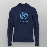 Leviatan Esports Dragon Logo Graphic Hoodie For Women