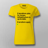 Run Terraform Apply T-Shirt For Women – DevOps Engineer