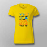 AI Has Better Social Skills T-Shirt For Women – Built for Code & Comfort