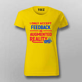 Augmented Reality Feedback T-Shirt For Women – Upgrade Your Comfortzone