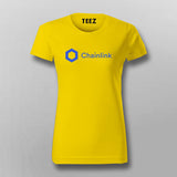 Chainlink Crypto T-shirt For Women