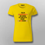 Tech Support T-shirt For Women | Fun Coder Tee