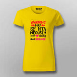 Warning! Science T-Shirt For Women - Fun Geeky