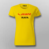 Vamos Rafa T-Shirt for Women Rafael Nadal Fan Gear