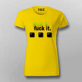 Ctrl Alt Del T-Shirt For Women – Funny Programmer & IT Humor