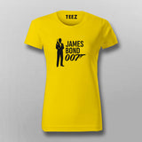 James Bond Women’s Tee – 007 Style with Attitude
