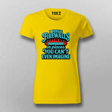 Firewall Defense Mode T-Shirt For Women – Built Like a Network Fortress