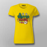 Winter Magic Christmas T-shirt For Women