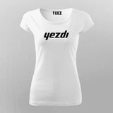 yezdi logo T-Shirt For Women
