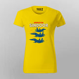 Operation Sindoor Strike Formation – Su-30MKI Fighter Women T-Shirt