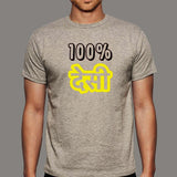 100 % Desi Men’s Hindi T-Shirt