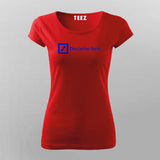 Deutsche Bank Logo  T-Shirt For Women