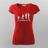 Evolution of Man Virtual Reality T-Shirt For Women