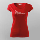 Microsoft System Center Management SCCM Software T-Shirt For Women