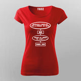 Deployment Rule T-Shirt For Women