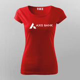 Axis Bank Logo T-Shirt For Women