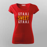 Home Sweet Home 127.0.0.1 T-shirt For Women