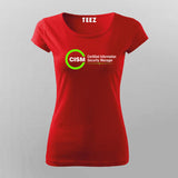 Certified Information Security Manager CSIM T-Shirt For Women Online India