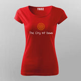 Buy Auroville - City of Dawn  T-Shirt For Women