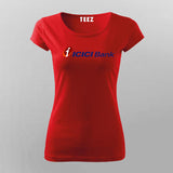 ICICI Bank T-Shirt For Women