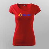 Blender Computer Software T-shirt For Women