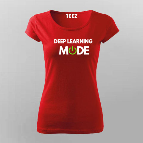 Deep Learning Mode T-Shirt For Women Online India