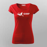 GIMP GNU Image Manipulation Program Logo  T-shirt For Women India