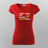 Gravity Checks Tee for Daring Women Riders