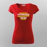 Super Cool Programmer T-shirt For Women