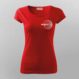 Wipro Chest Logo T-shirt For Women
