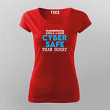 Cybersecurity Engineer Helpdesk Support IT Admin Funny T-Shirt For Women