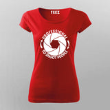 Professional To Shoot People: Women's Funny Tee