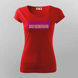 programmer T-Shirt For Women
